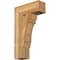 Ekena Millwork Olympic Block Rough Sawn Bracket, Western Red Cedar, 6"W x 18"D x 30"H BKT06X18X30OLY05RWR - alternate 1